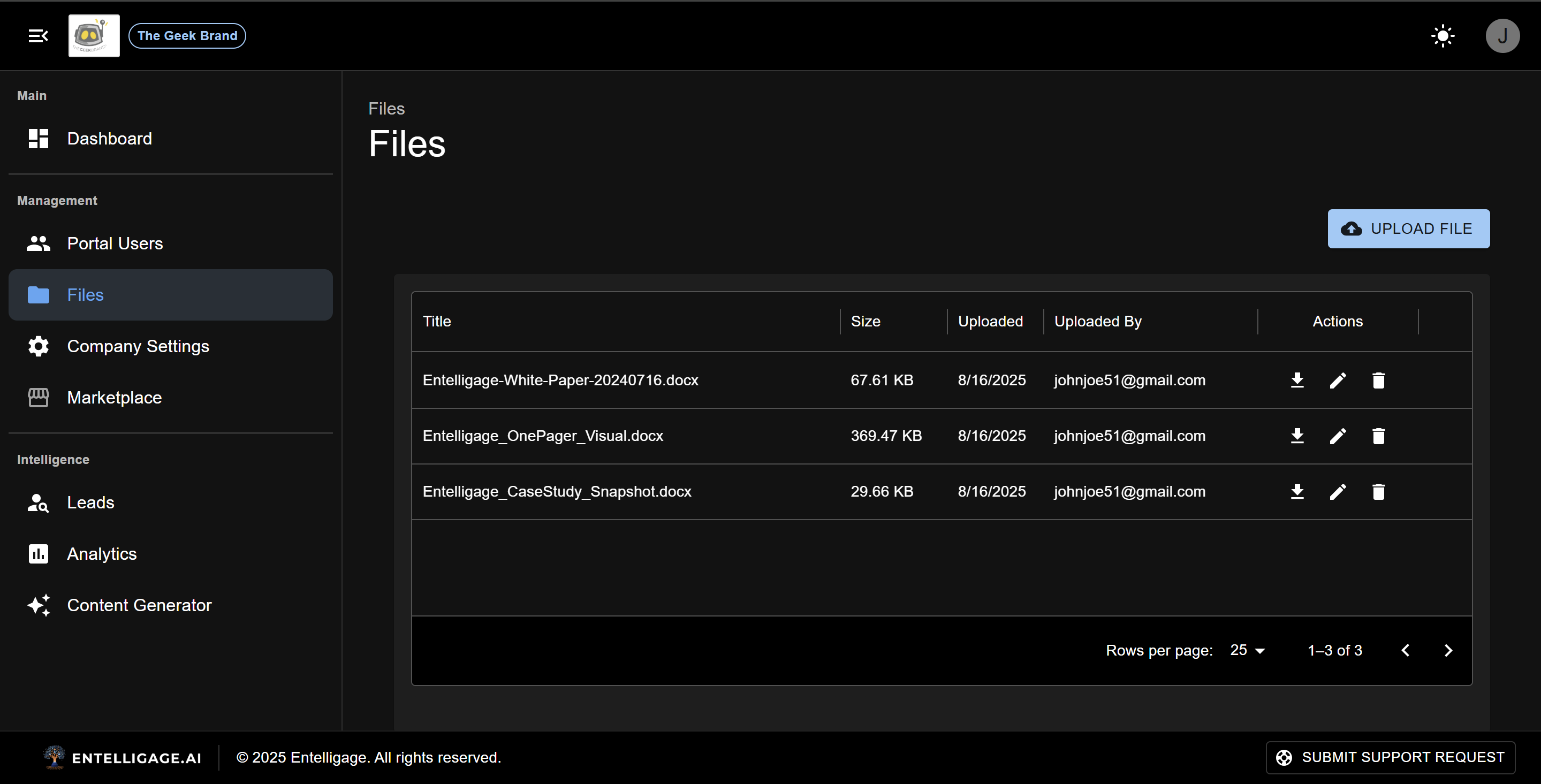 Click to enlarge File & Knowledge Management